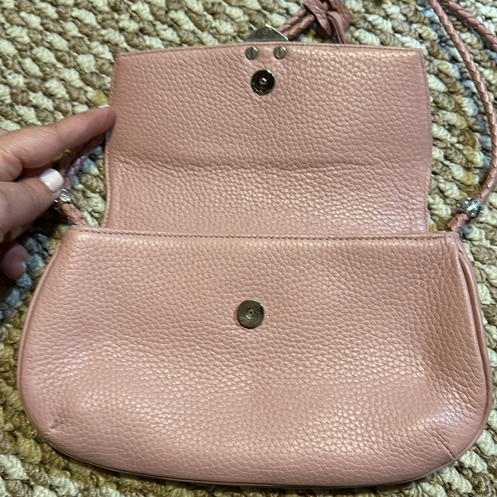 Brighton blush pink croc bag heart braided - Picture 6 of 13